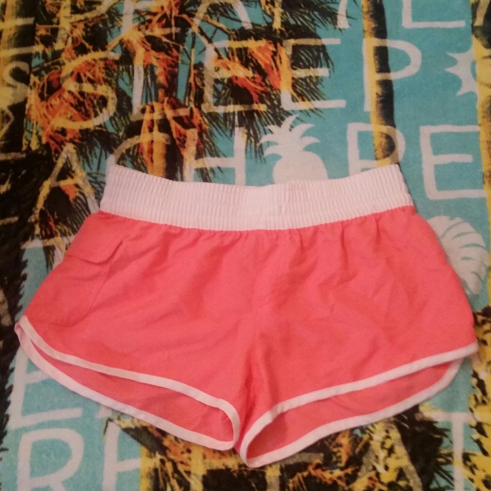 3/$30 swim shorts Neon Coral swim shorts